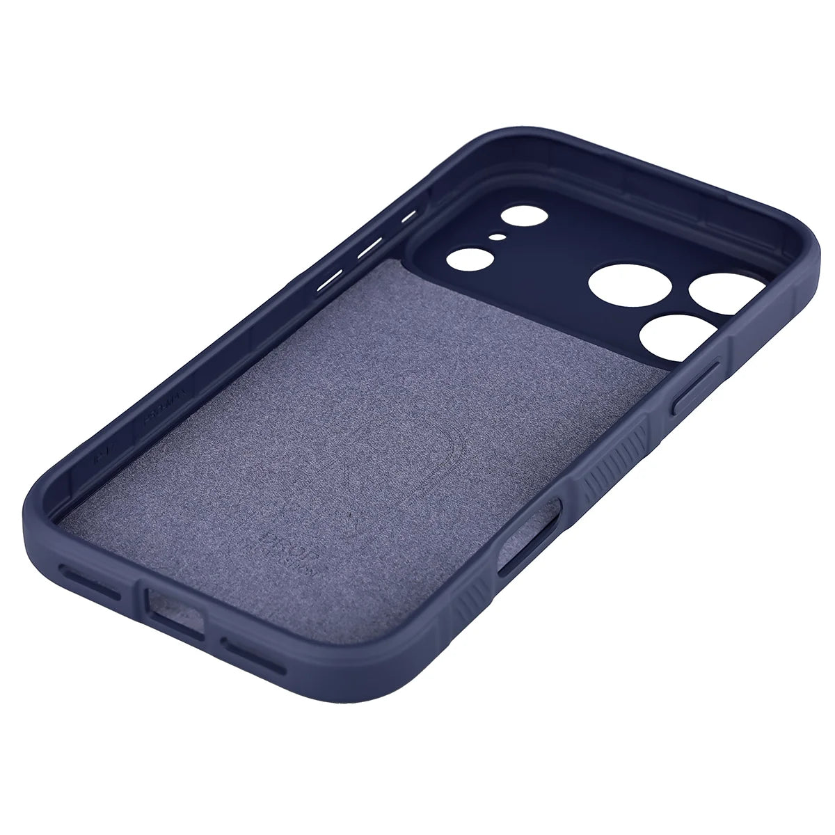 Robuste Handyhülle für iPhone 18 Pro Max / 17 Pro Max, Bizon Case Tur, Dunkelblau