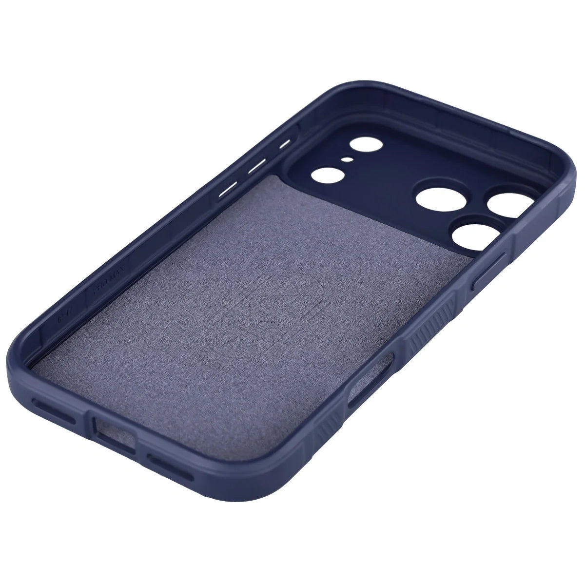 Robuste Handyhülle für iPhone 17 Pro Max, Bizon Case Tur, Dunkelblau