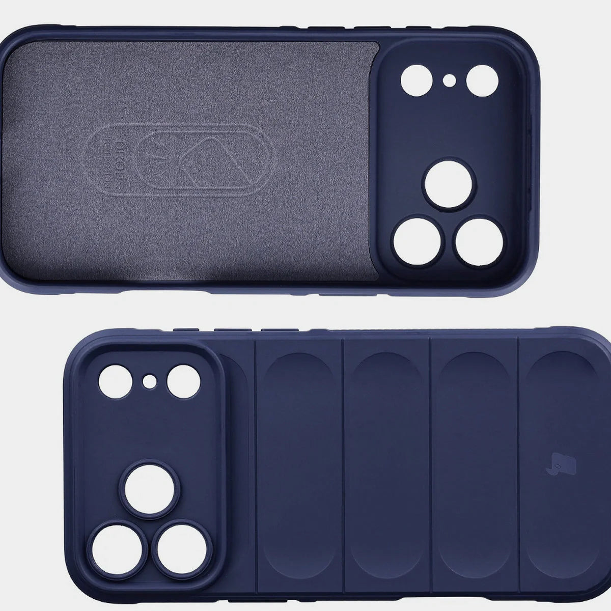 Robuste Handyhülle für iPhone 17 Pro Max, Bizon Case Tur, Dunkelblau