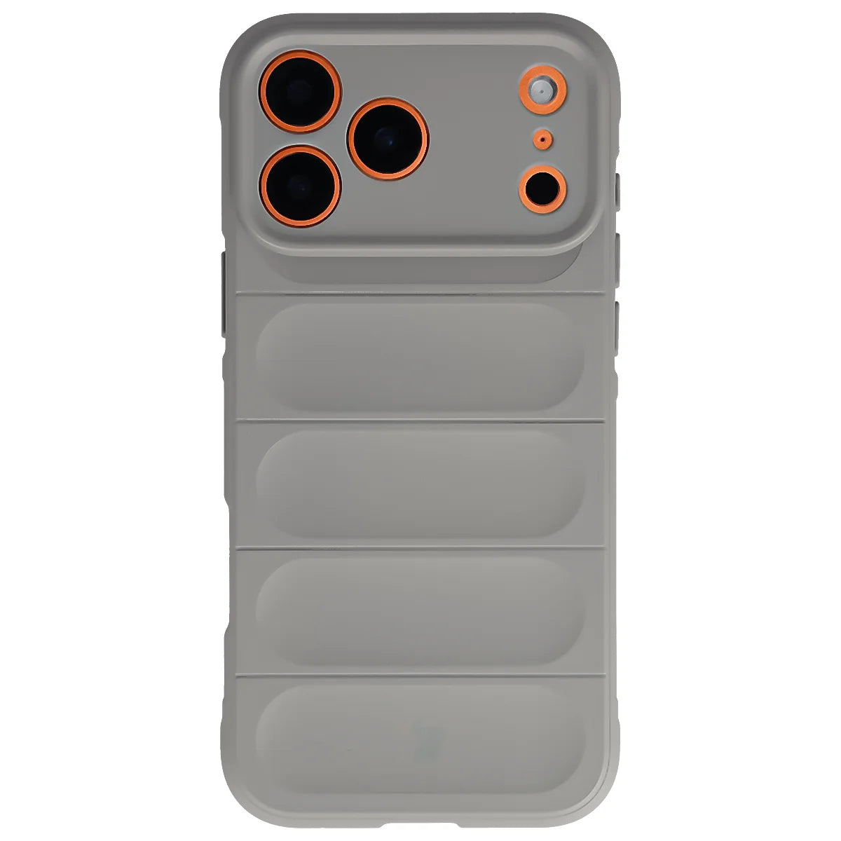 Robuste Handyhülle für iPhone 18 Pro Max / 17 Pro Max, Bizon Case Tur, Hellgrau