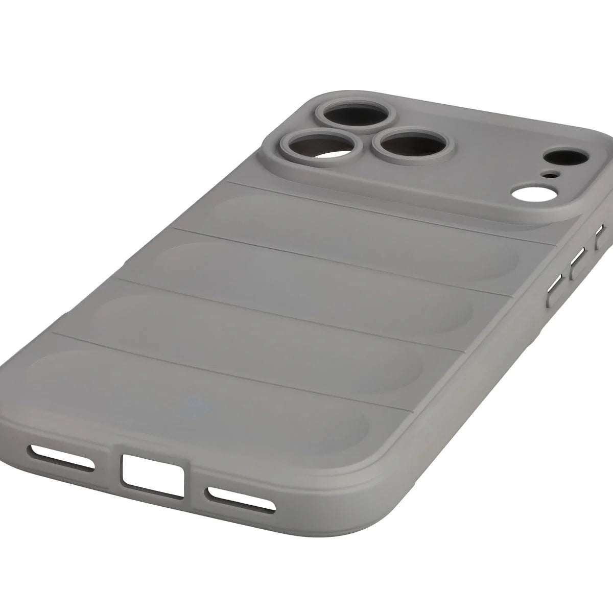 Robuste Handyhülle für iPhone 17 Pro Max, Bizon Case Tur, Hellgrau