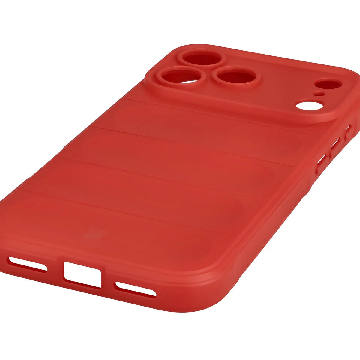 Robuste Handyhülle für iPhone 17 Pro Max, Bizon Case Tur, Rot