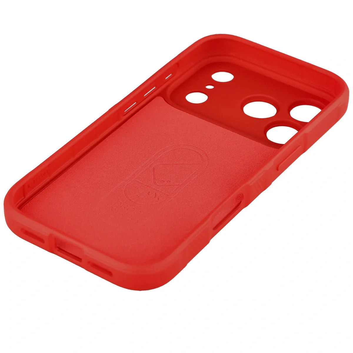 Robuste Handyhülle für iPhone 17 Pro, Bizon Case Tur, Rot