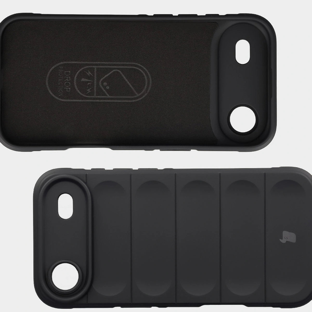 Robuste Handyhülle für iPhone Air, Bizon Case Tur, Schwarz