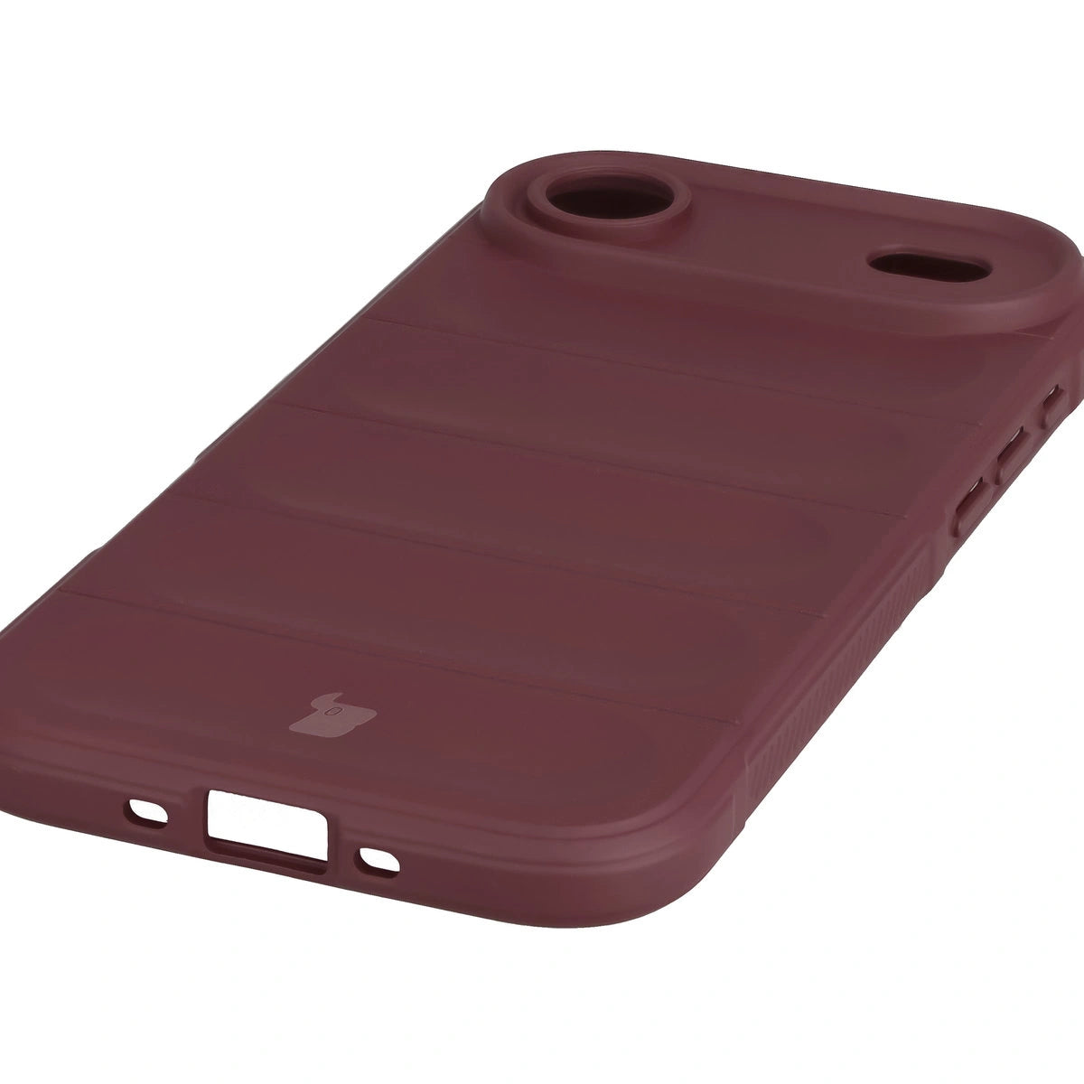 Robuste Handyhülle für iPhone Air, Bizon Case Tur, Burgunderrot