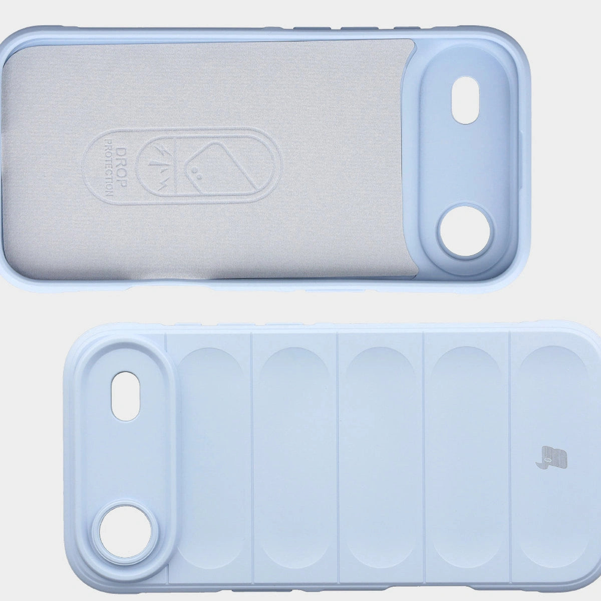 Robuste Handyhülle für iPhone Air, Bizon Case Tur, Hellblau