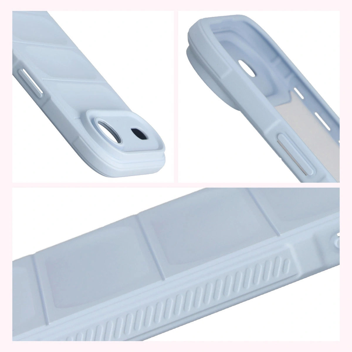 Robuste Handyhülle für iPhone Air, Bizon Case Tur, Hellblau