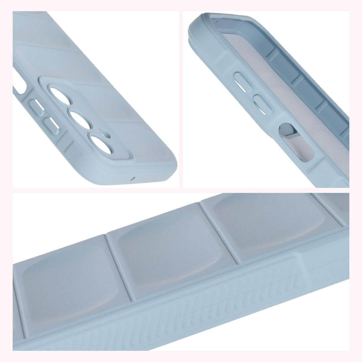 Robuste Handyhülle für Galaxy A16 4G/5G, Bizon Case Tur, Hellblau