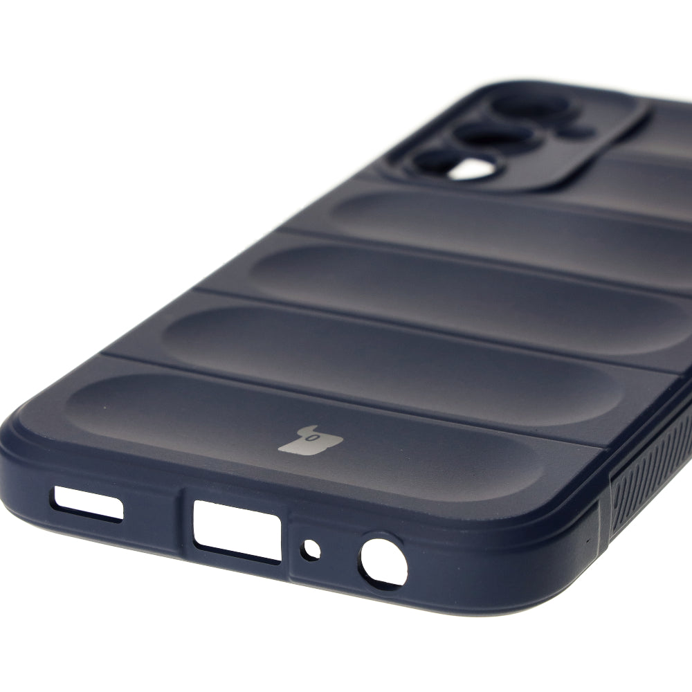Robuste Handyhülle für Galaxy A24 4G, Bizon Case Tur, Dunkelblau