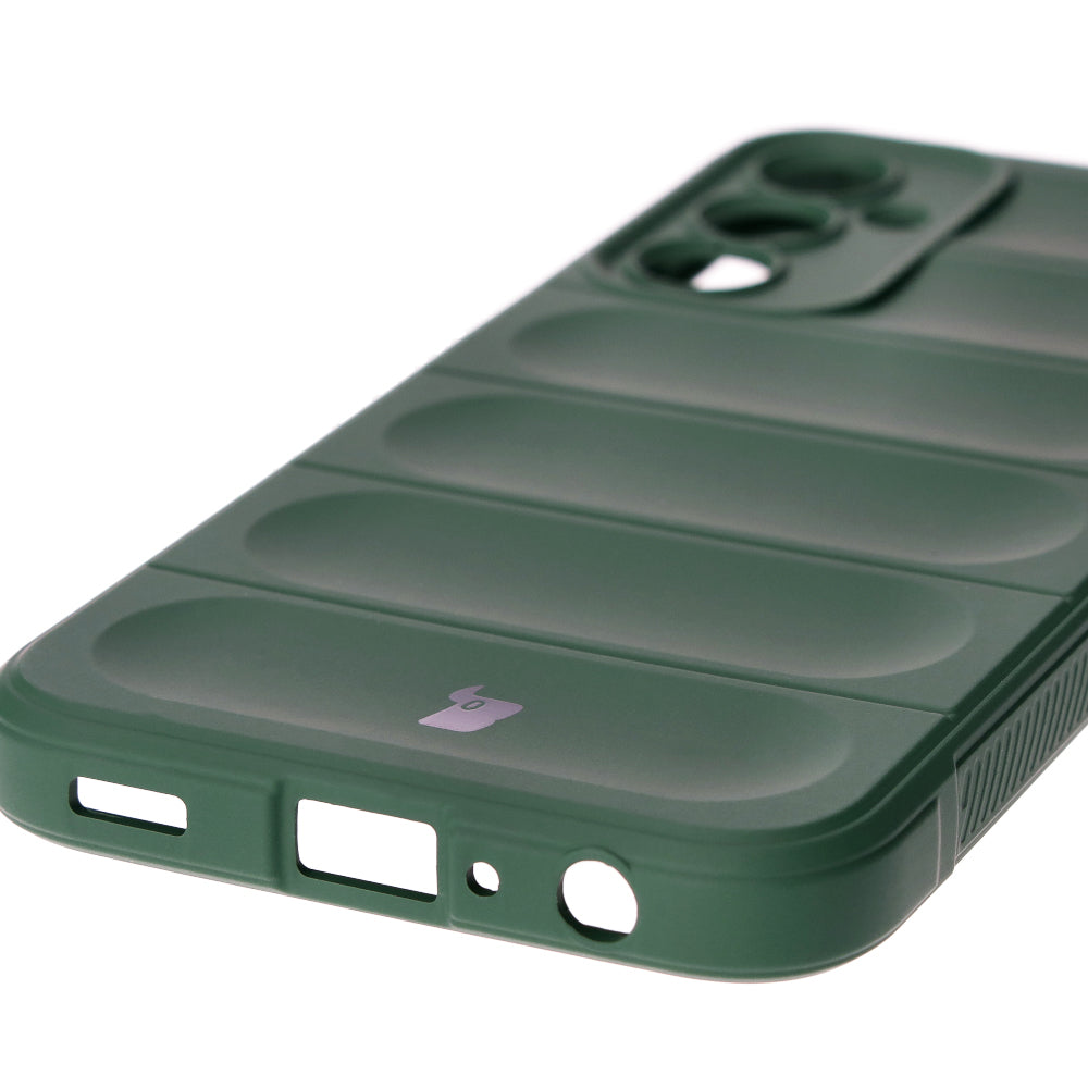 Robuste Handyhülle für Galaxy A24 4G, Bizon Case Tur, Dunkelgrün
