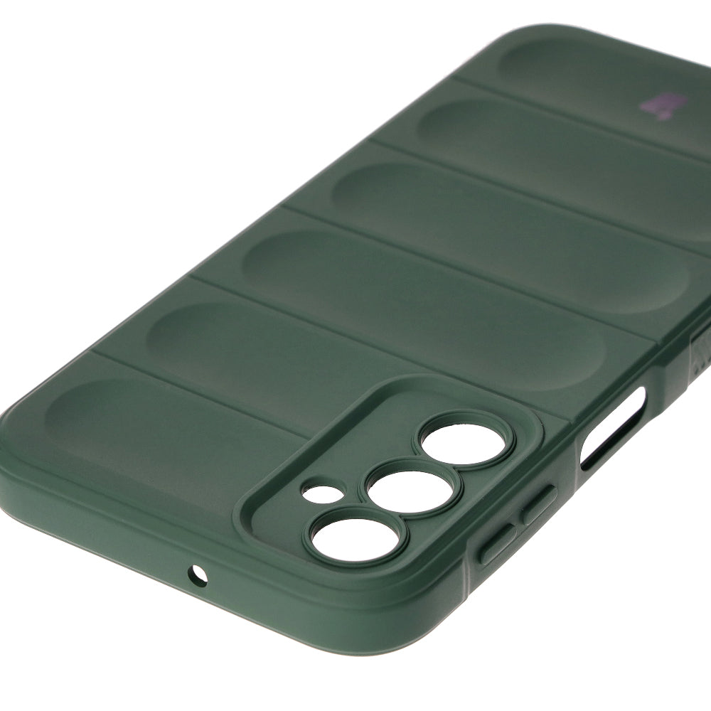Robuste Handyhülle für Galaxy A24 4G, Bizon Case Tur, Dunkelgrün