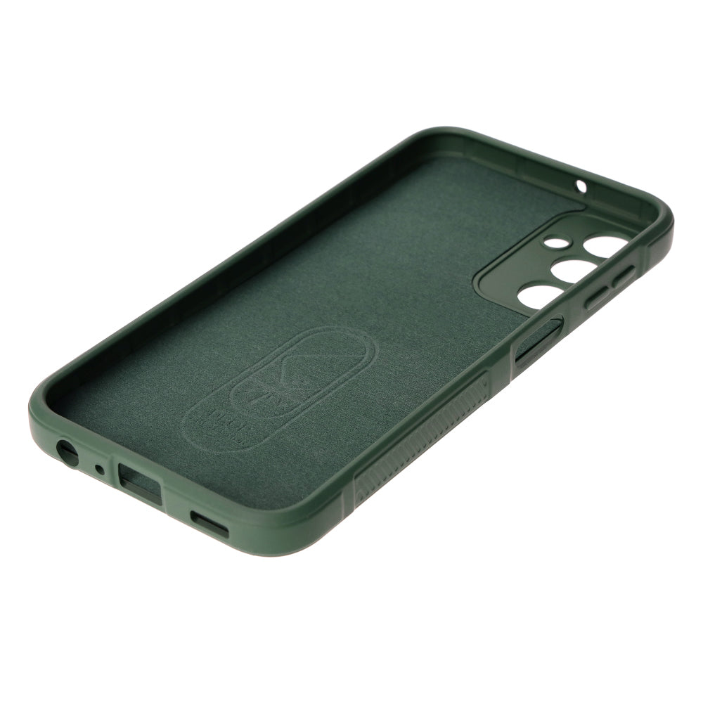 Robuste Handyhülle für Galaxy A24 4G, Bizon Case Tur, Dunkelgrün