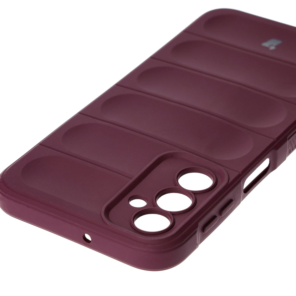 Robuste Handyhülle für Galaxy A24 4G, Bizon Case Tur, Burgunderrot