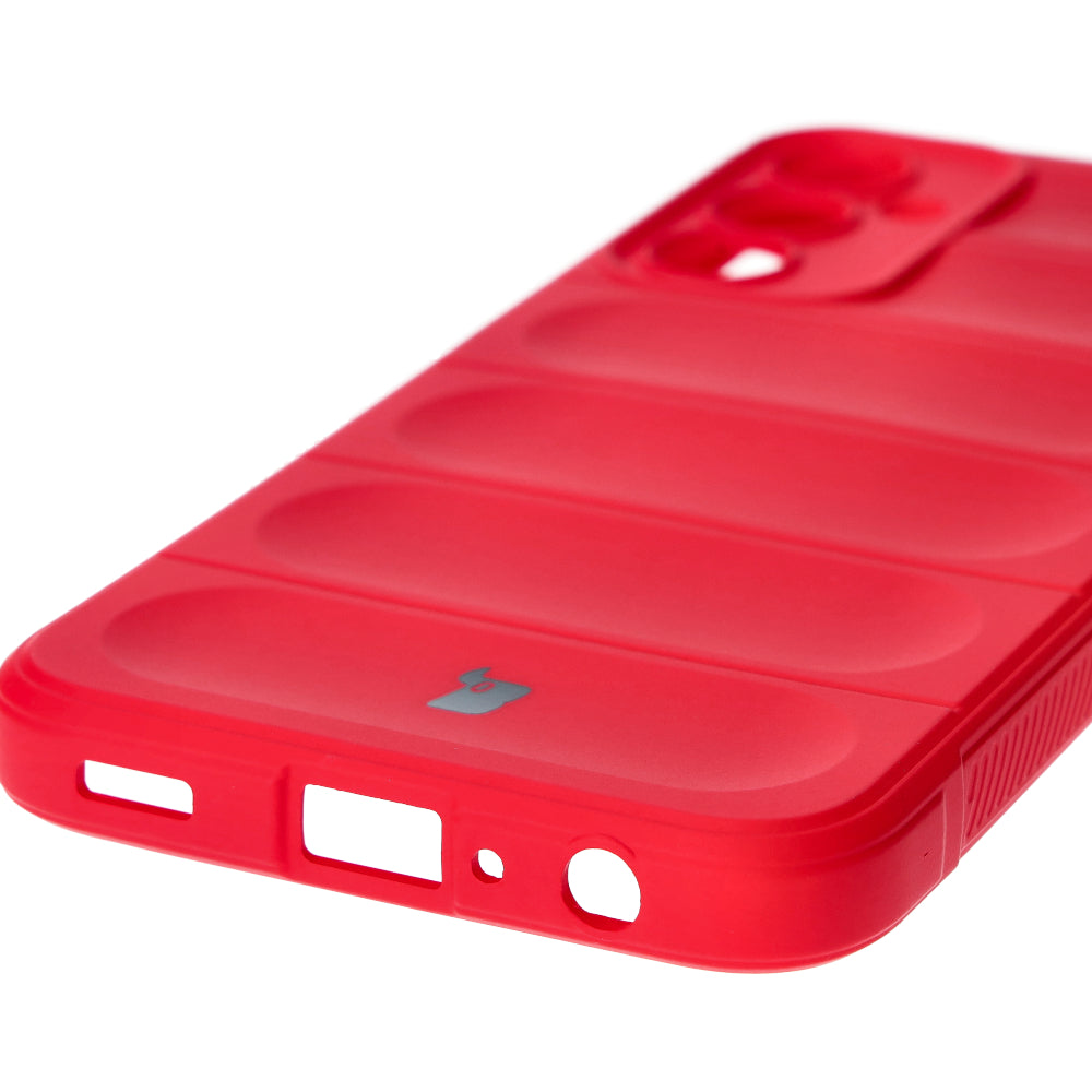 Robuste Handyhülle für Galaxy A24 4G, Bizon Case Tur, Rot