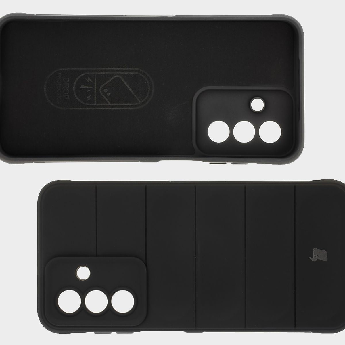 Robuste Handyhülle für Galaxy A17 5G, Bizon Case Tur, Schwarz