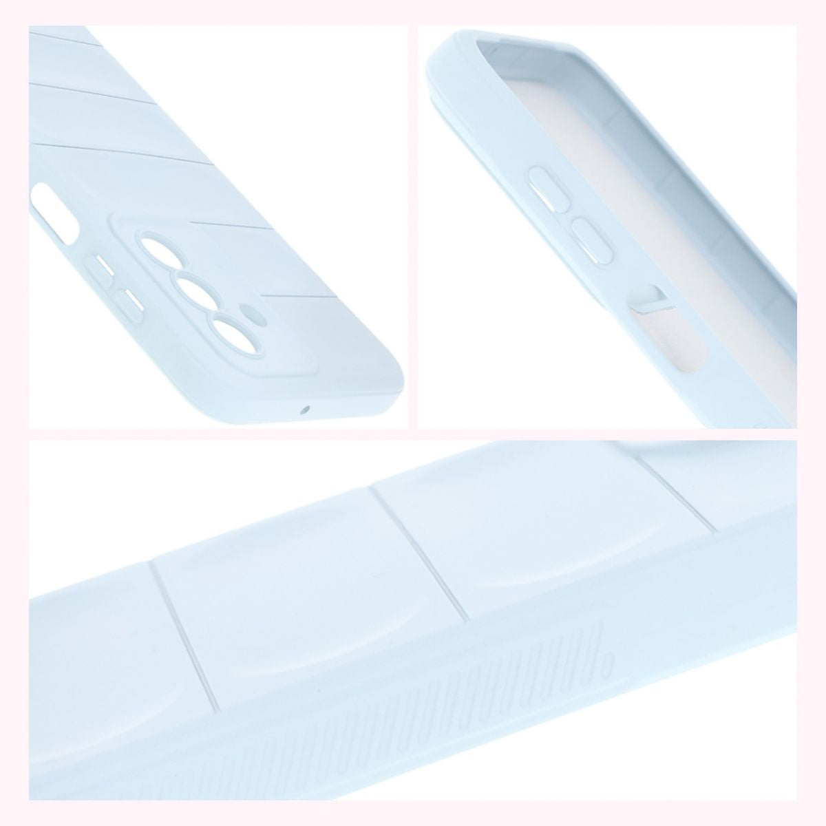 Robuste Handyhülle für Galaxy A26 5G, Bizon Case Tur, Hellblau