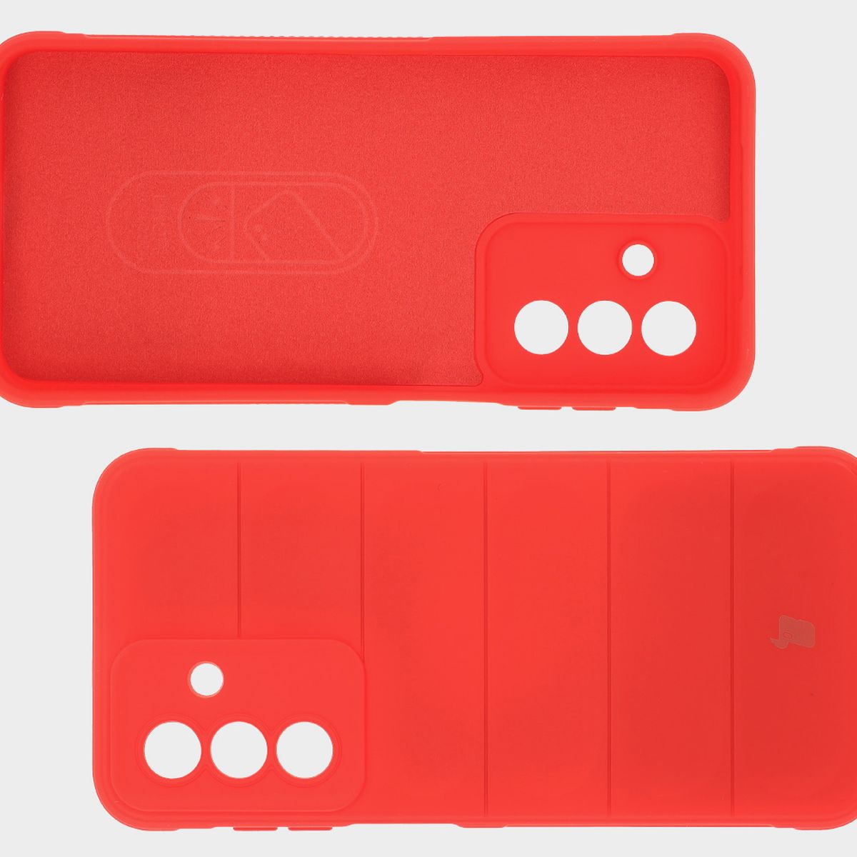 Robuste Handyhülle für Galaxy A17 5G, Bizon Case Tur, Rot
