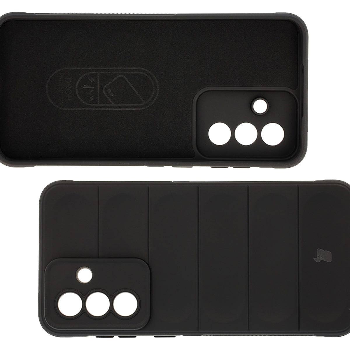 Robuste Handyhülle für Galaxy A36 5G / Galaxy A56 5G, Bizon Case Tur, Schwarz