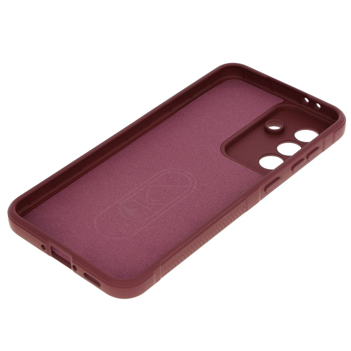 Robuste Handyhülle für Galaxy A36 5G / Galaxy A56 5G, Bizon Case Tur, Burgunderrot