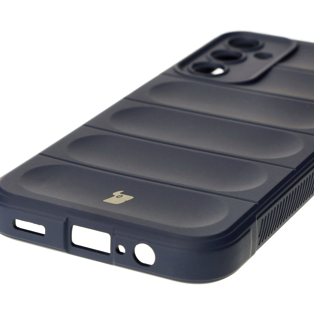 Robuste Handyhülle für Galaxy M14 5G, Bizon Case Tur, Dunkelblau