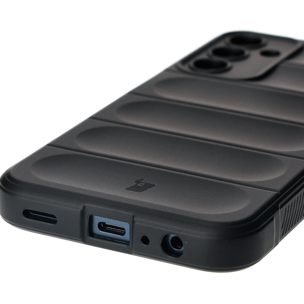 Robuste Schutzhülle für Galaxy M15 5G, Bizon Case Tur, Schwarz