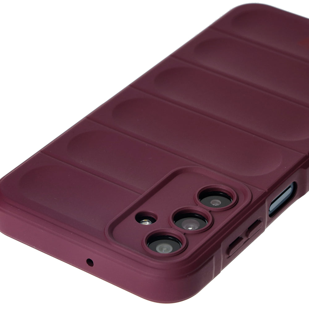 Robuste Schutzhülle für Galaxy M15 5G, Bizon Case Tur, Burgunderrot