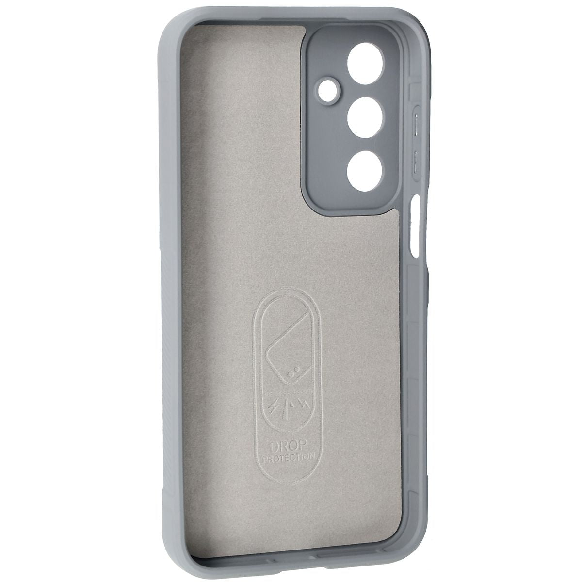 Robuste Handyhülle für Galaxy M35 5G, Bizon Case Tur, Hellgrau