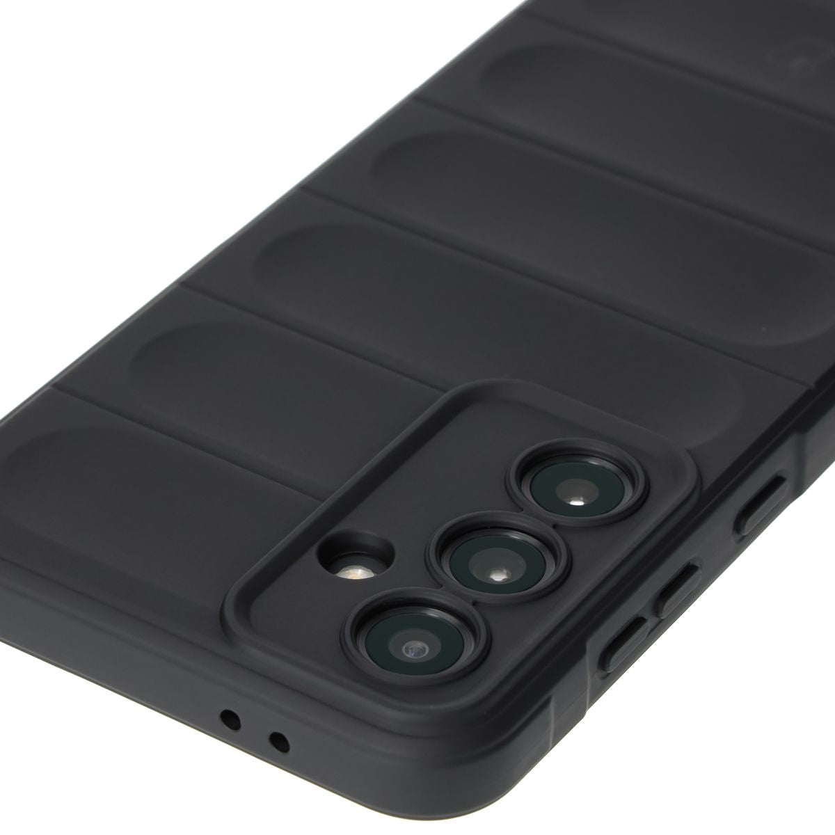 Robuste Handyhülle für Galaxy S24 FE, Bizon Case Tur, Schwarz