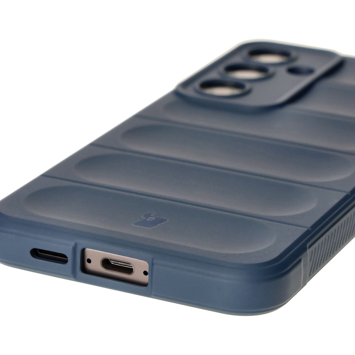 Robuste Handyhülle für Galaxy S24 FE, Bizon Case Tur, Dunkelblau
