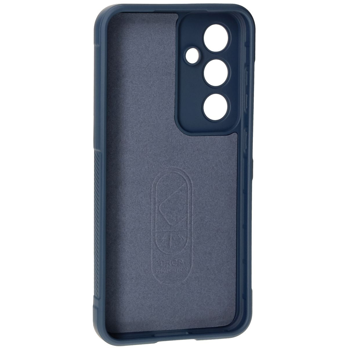Robuste Handyhülle für Galaxy S24 FE, Bizon Case Tur, Dunkelblau