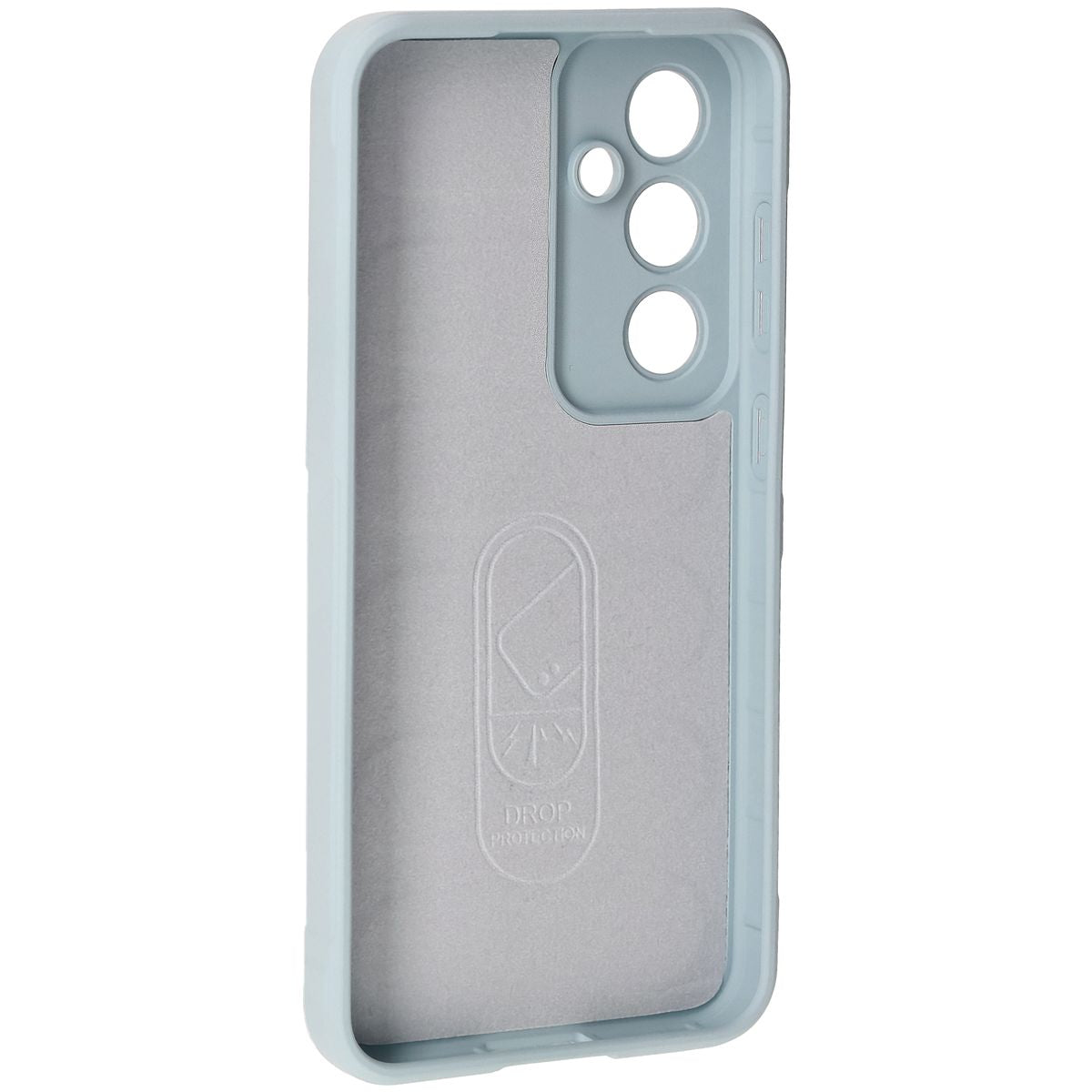 Robuste Handyhülle für Galaxy S24 FE, Bizon Case Tur, Hellblau