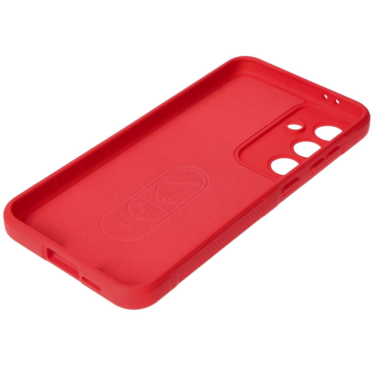 Robuste Handyhülle für Galaxy S24 FE, Bizon Case Tur, Rot