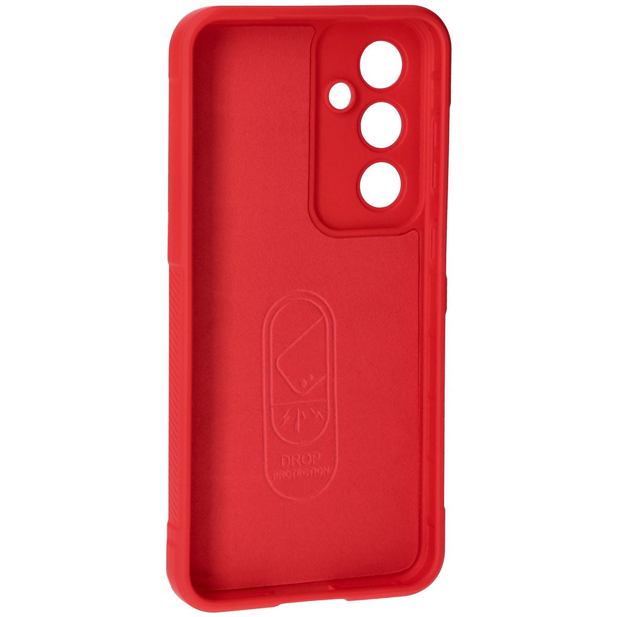 Robuste Handyhülle für Galaxy S24 FE, Bizon Case Tur, Rot