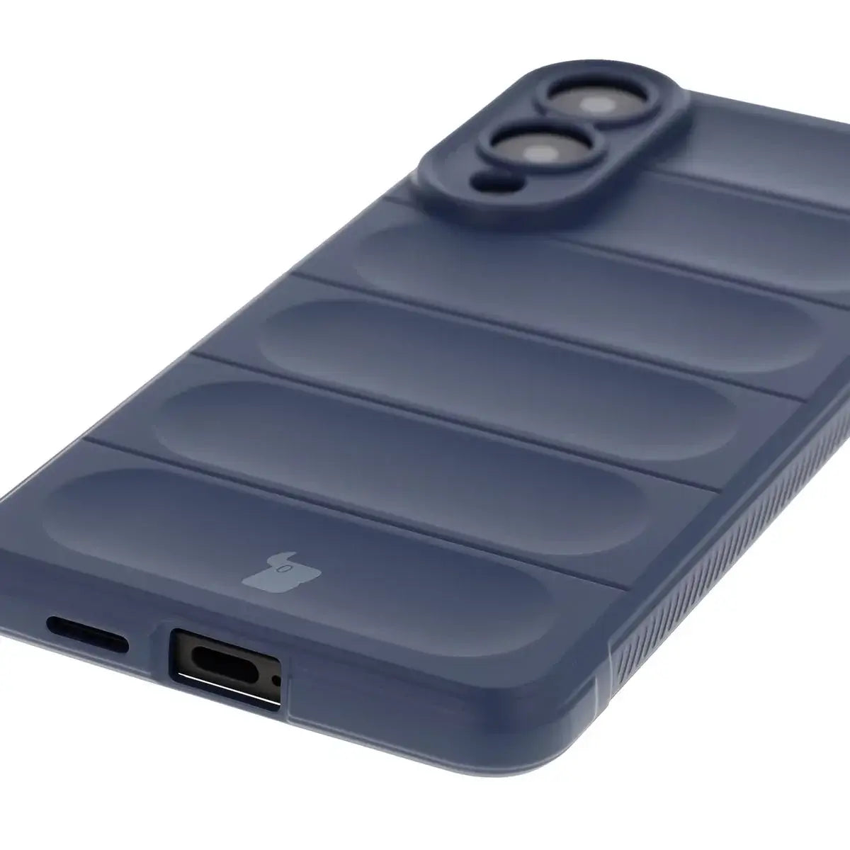 Robuste Handyhülle für Galaxy S25 Edge, Bizon Case Tur, Dunkelblau