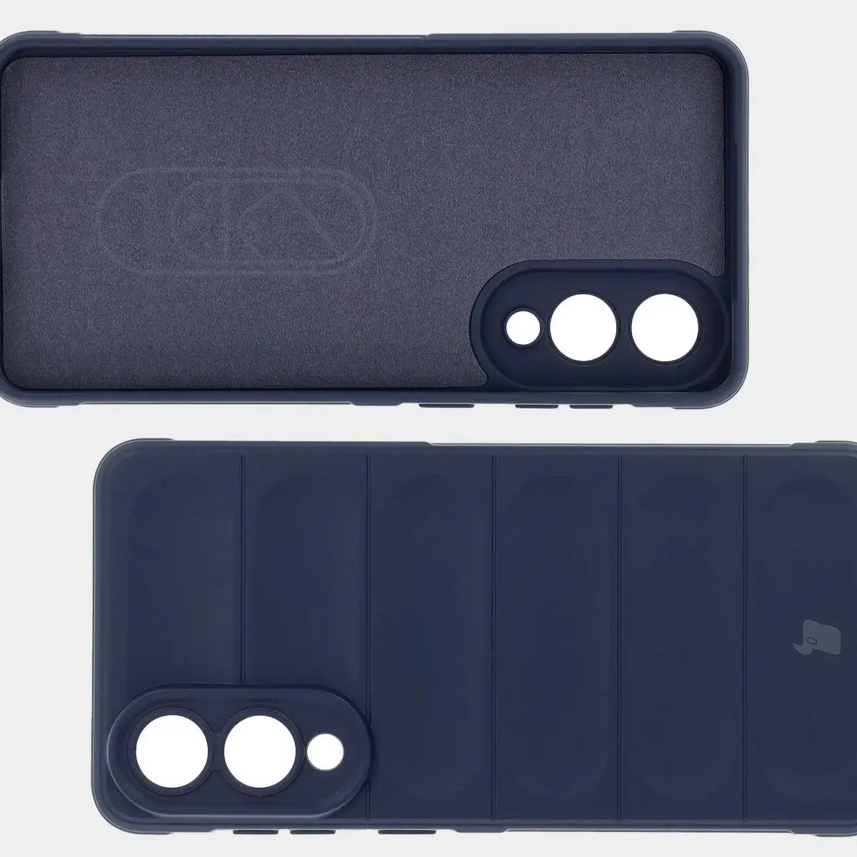 Robuste Handyhülle für Galaxy S25 Edge, Bizon Case Tur, Dunkelblau
