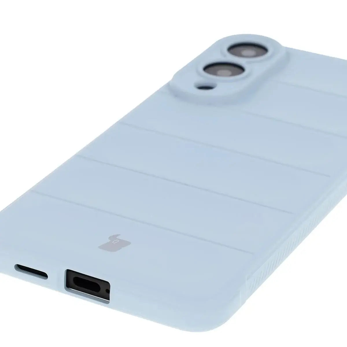 Robuste Handyhülle für Galaxy S25 Edge, Bizon Case Tur, Hellblau