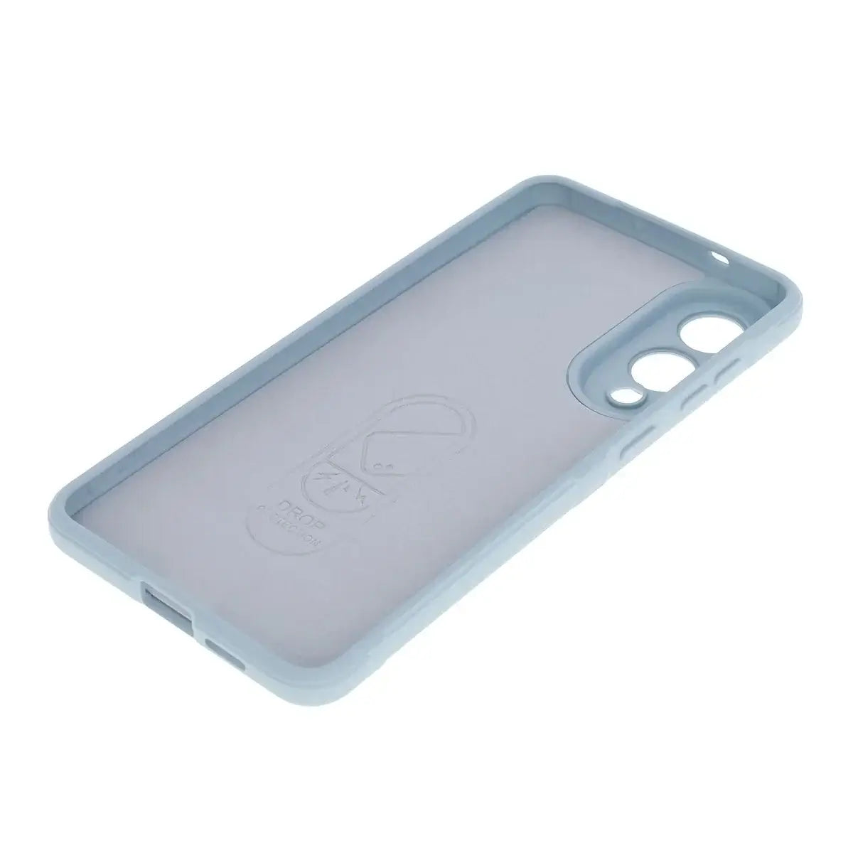 Robuste Handyhülle für Galaxy S25 Edge, Bizon Case Tur, Hellblau
