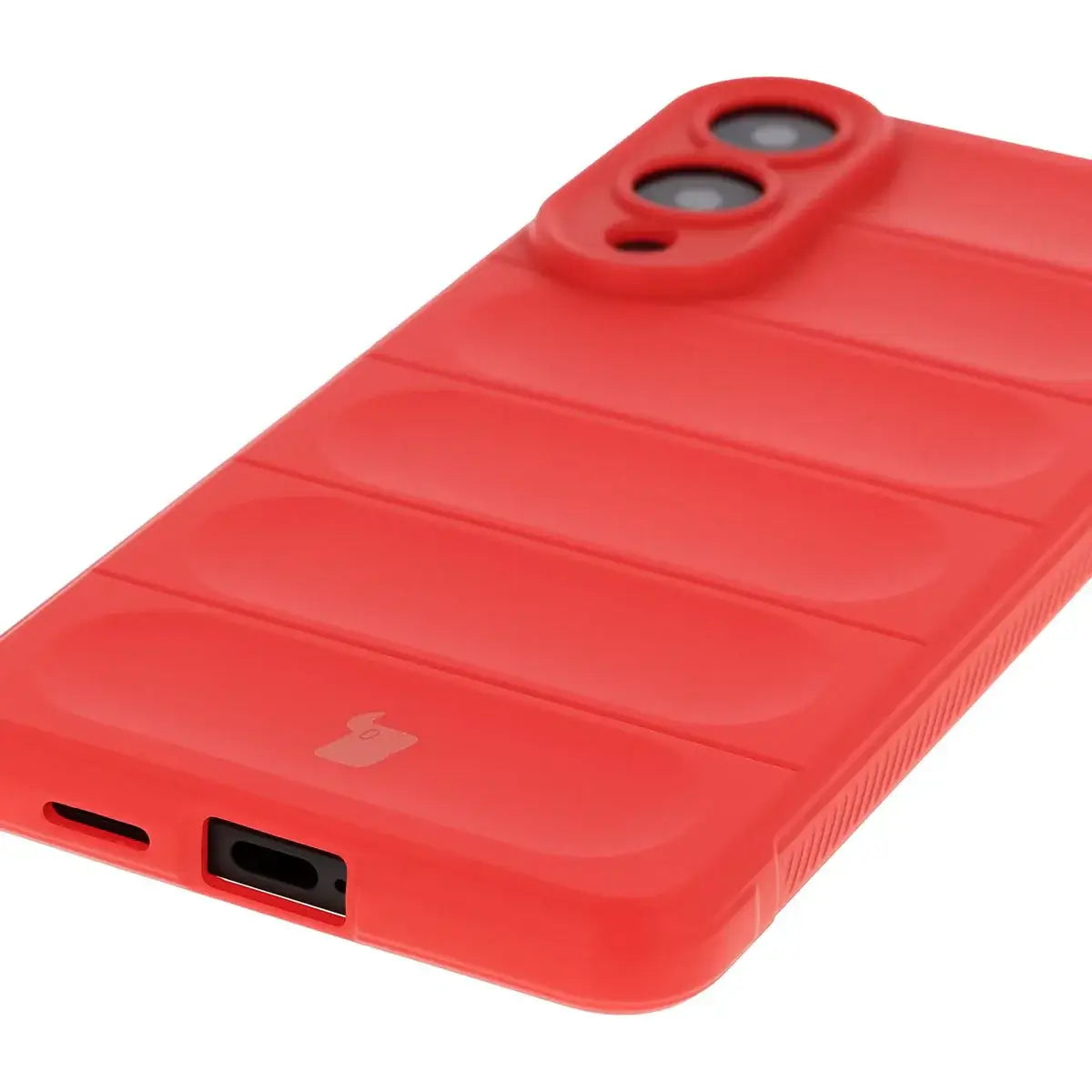 Robuste Handyhülle für Galaxy S25 Edge, Bizon Case Tur, Rot