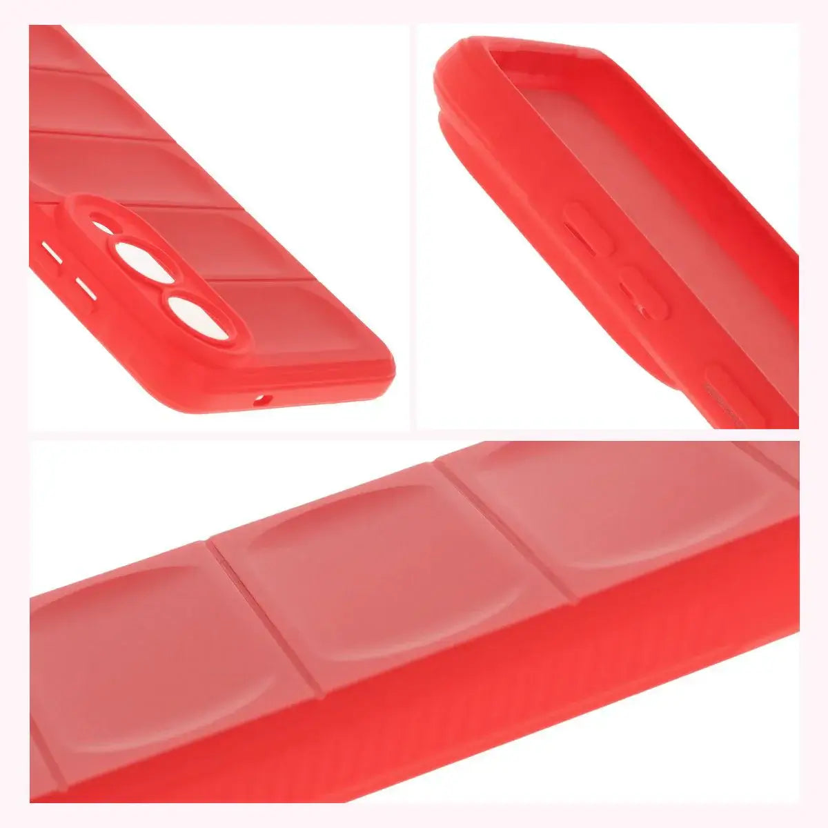 Robuste Handyhülle für Galaxy S25 Edge, Bizon Case Tur, Rot