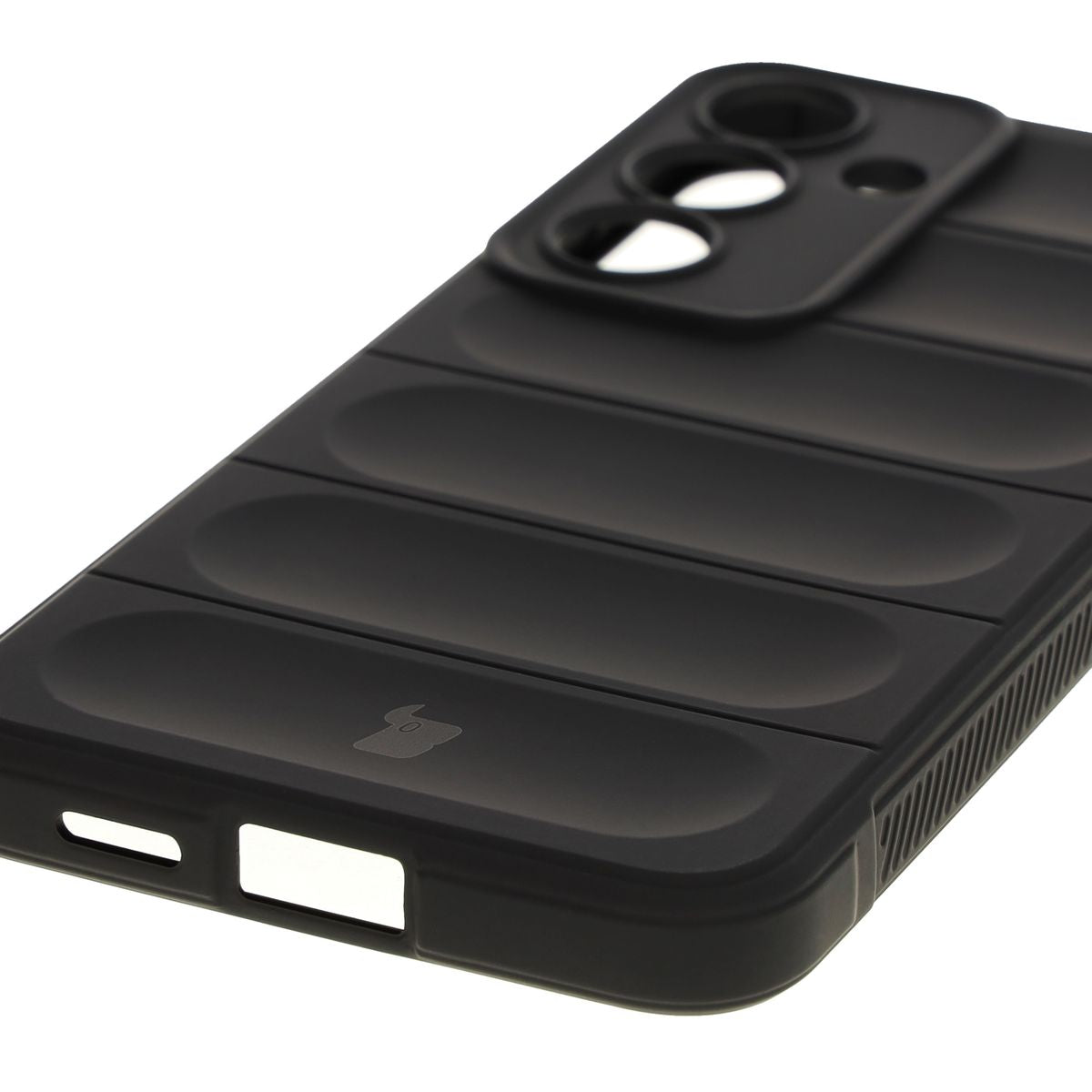 Robuste Handyhülle für Galaxy S25 Plus, Bizon Case Tur, Schwarz