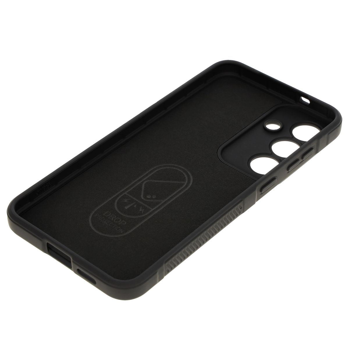 Robuste Handyhülle für Galaxy S25 Plus, Bizon Case Tur, Schwarz