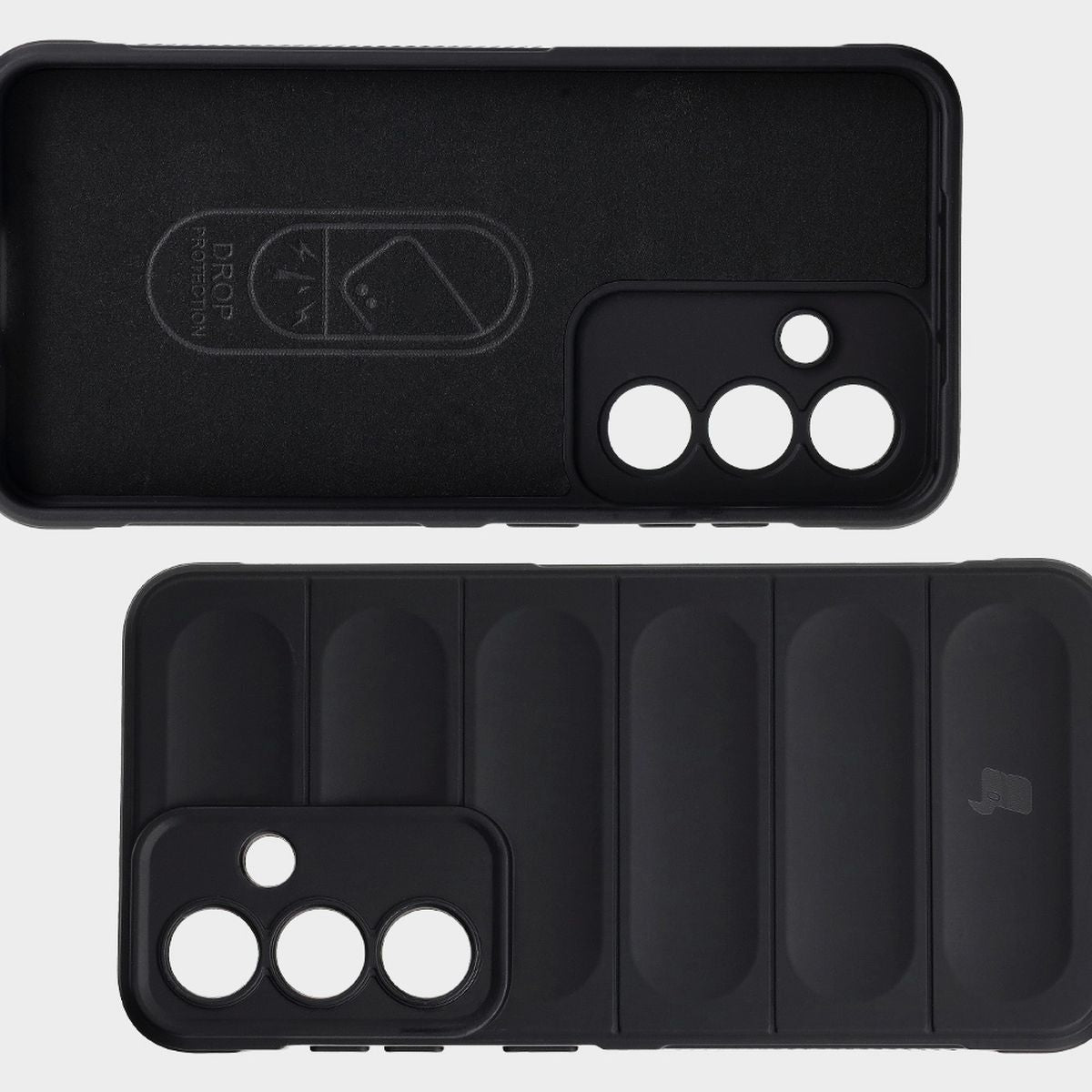 Robuste Handyhülle für Galaxy S25 Plus, Bizon Case Tur, Schwarz