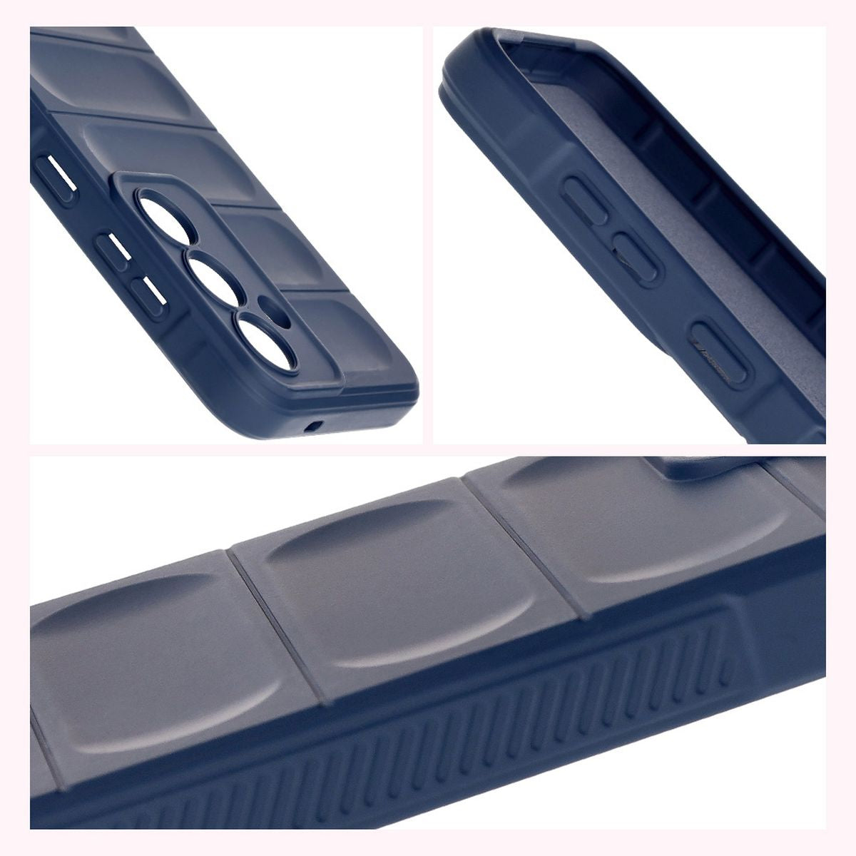 Robuste Handyhülle für Galaxy S25 Plus, Bizon Case Tur, Dunkelblau