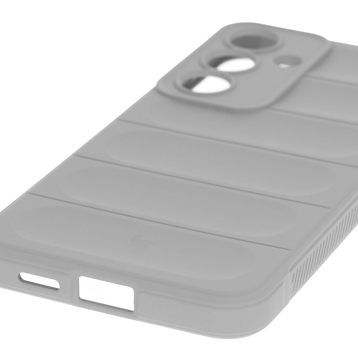 Robuste Handyhülle für Galaxy S25 Plus, Bizon Case Tur, Hellgrau