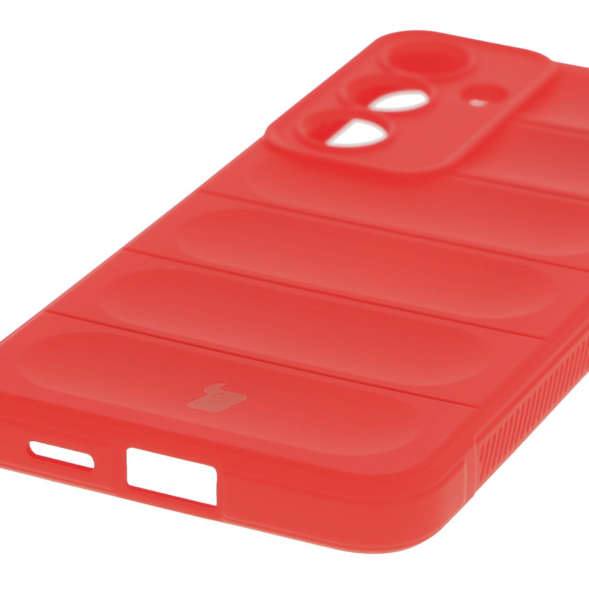Robuste Handyhülle für Galaxy S25 Plus, Bizon Case Tur, Rot