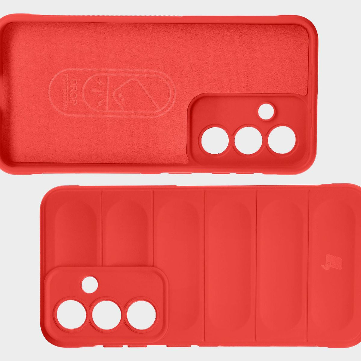 Robuste Handyhülle für Galaxy S25 Plus, Bizon Case Tur, Rot