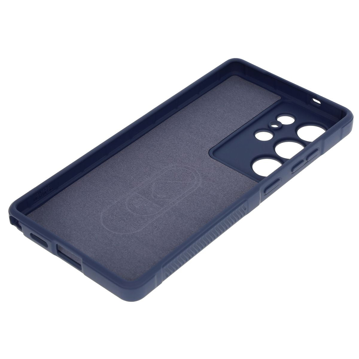 Robuste Handyhülle für Galaxy S25 Ultra, Bizon Case Tur, Dunkelblau
