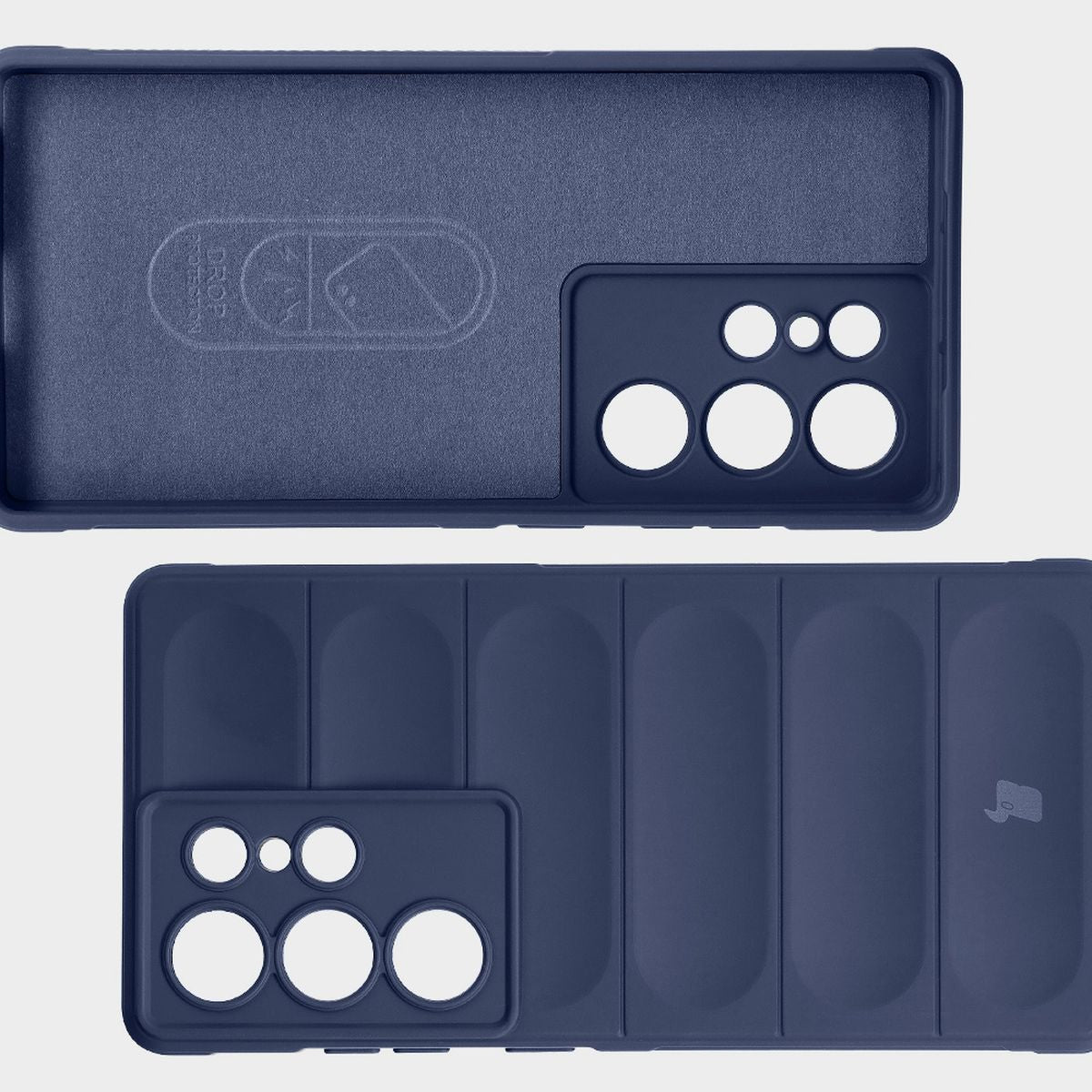 Robuste Handyhülle für Galaxy S25 Ultra, Bizon Case Tur, Dunkelblau