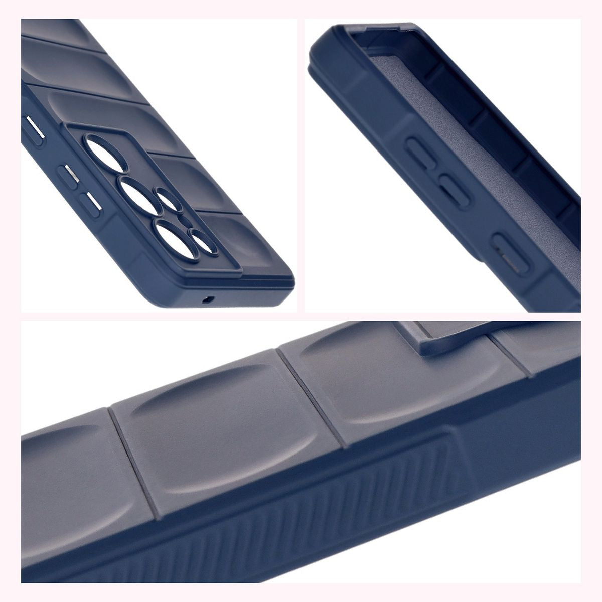 Robuste Handyhülle für Galaxy S25 Ultra, Bizon Case Tur, Dunkelblau