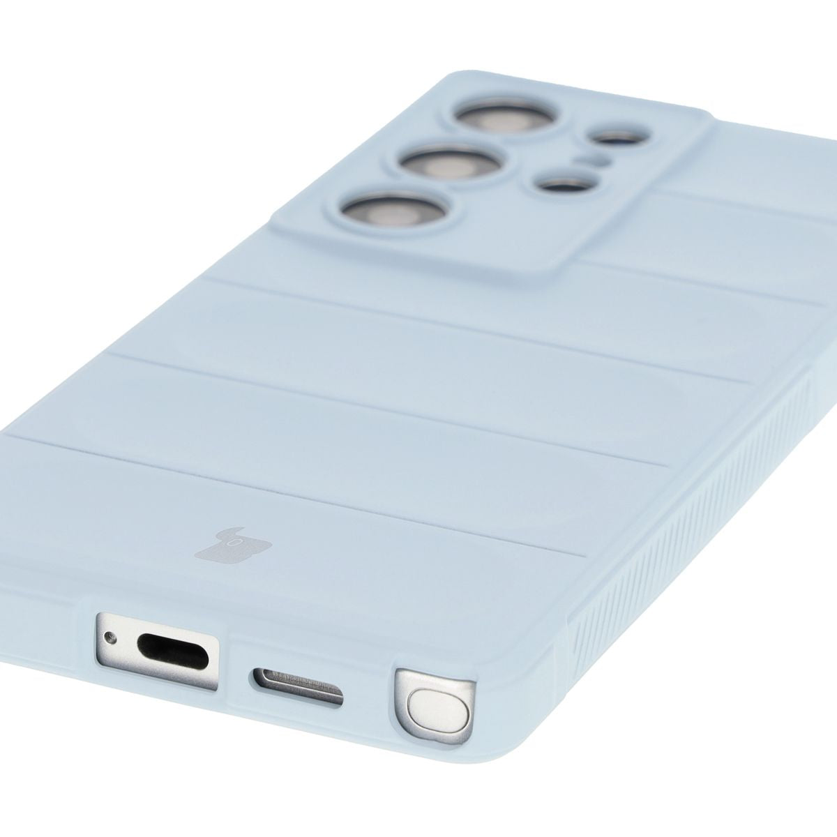 Robuste Handyhülle für Galaxy S25 Ultra, Bizon Case Tur, Hellblau